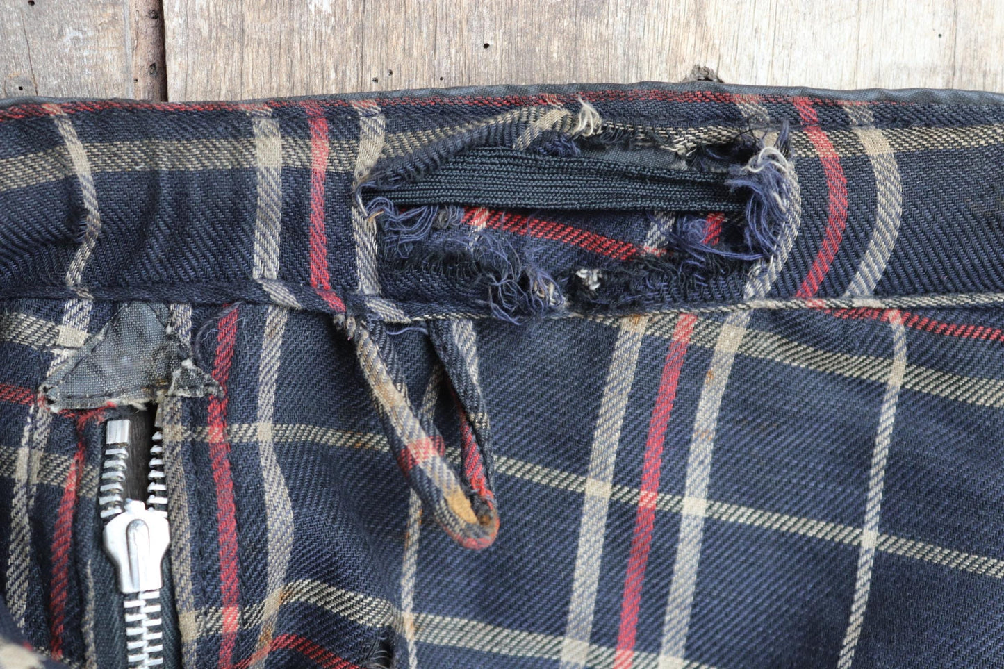 Vintage 1950s Barbour International Suit trousers - waxed cotton - 30" x 27" - Newey press studs - for motorcycle riding - dispatch rider