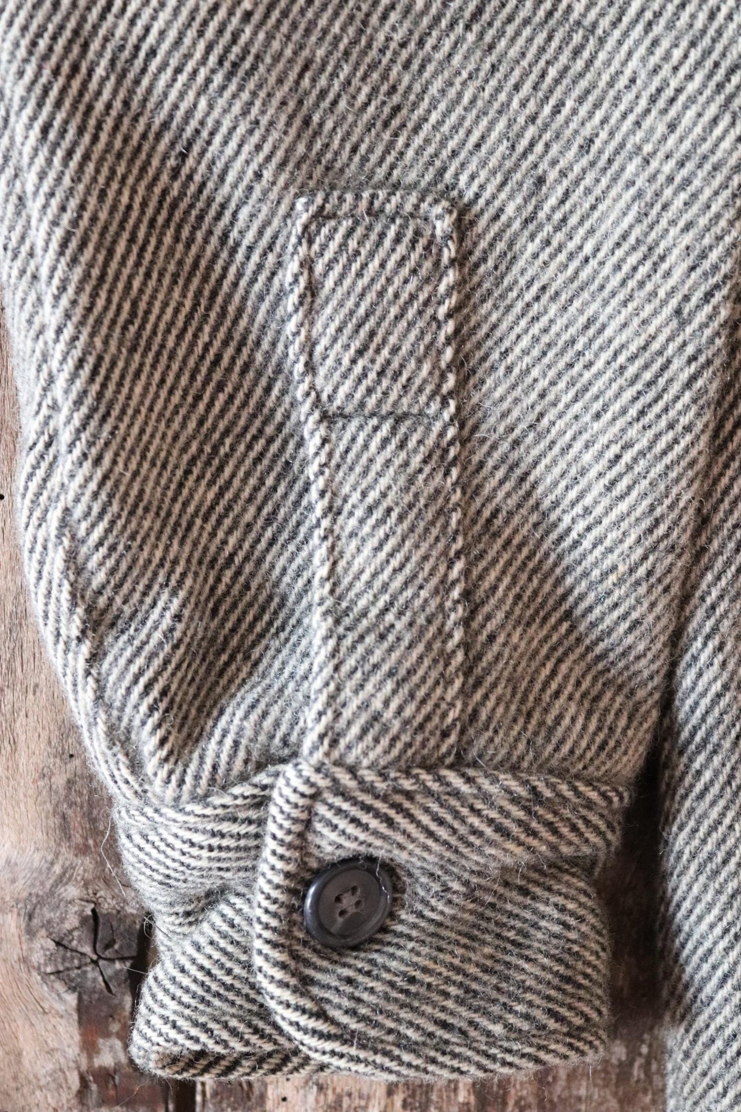 Vintage 1980s Woolrich camp shirt - wool CPO - 35” chest