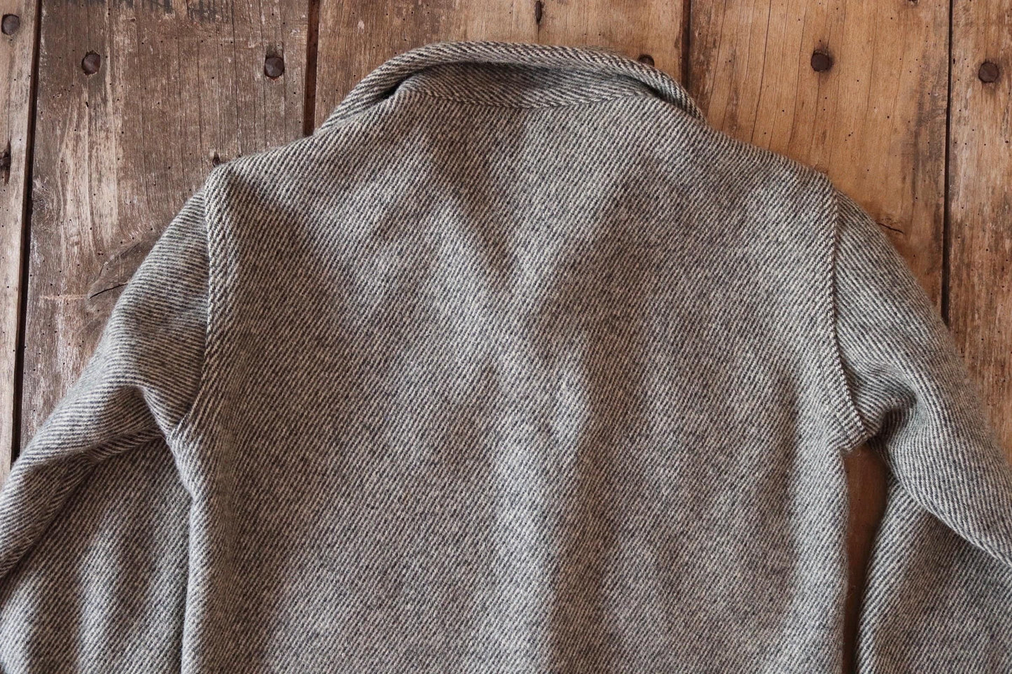 Vintage 1980s Woolrich camp shirt - wool CPO - 35” chest