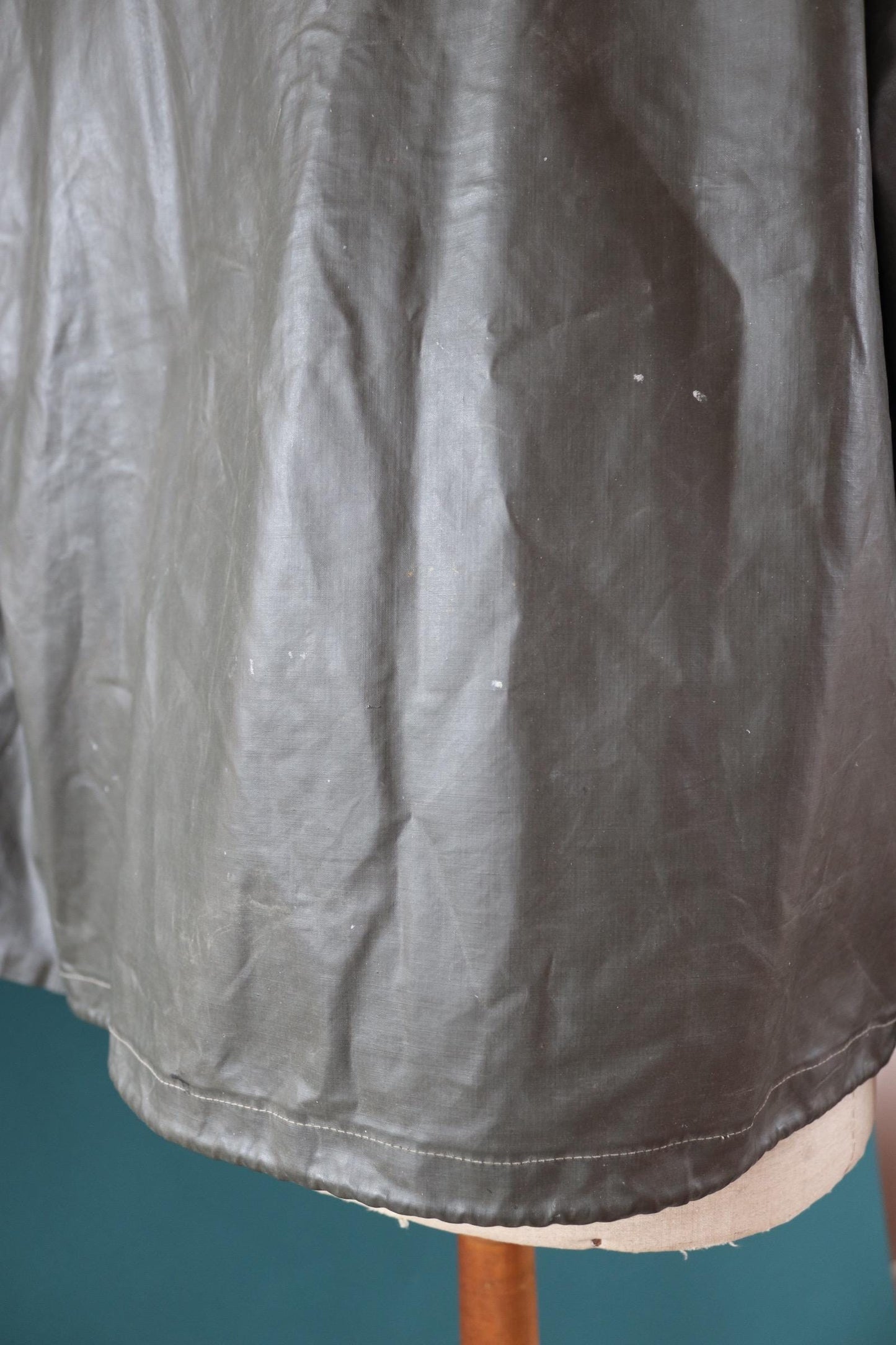 Vintage 1960s 70s Italian navy smock - foul weather anorak - military parka - sailor workwear - 52” chest