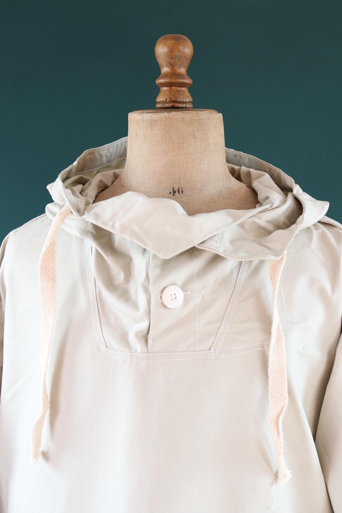 Vintage 1960s Swedish snow blouse smock - snoblus - military anorak - 57” chest