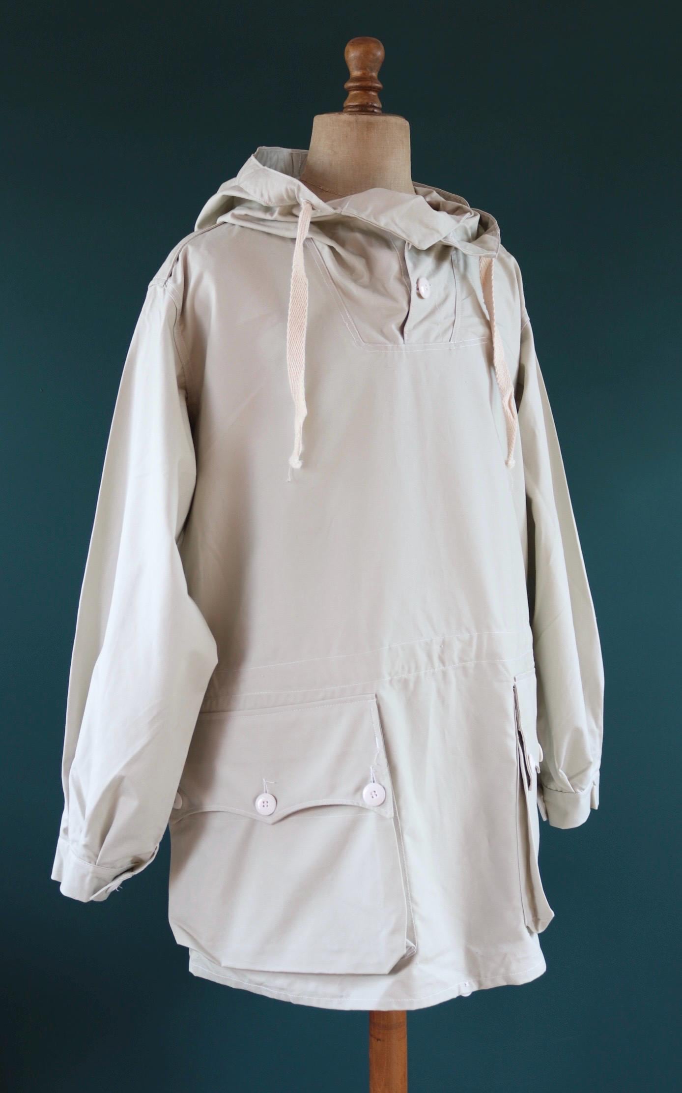 Vintage 1960s Swedish snow blouse smock - snoblus - military anorak - 57” chest