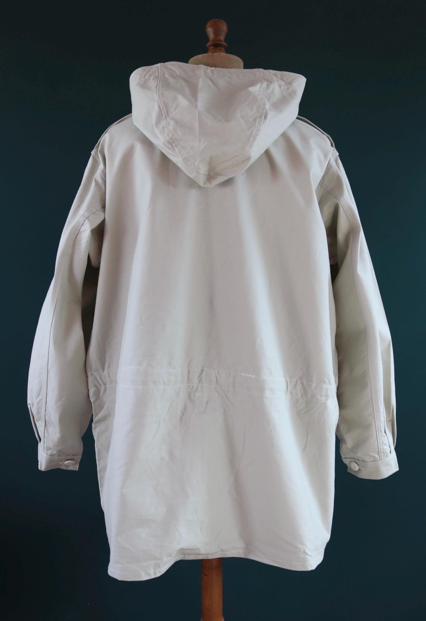 Vintage 1960s Swedish snow blouse smock - snoblus - military anorak - 58” chest