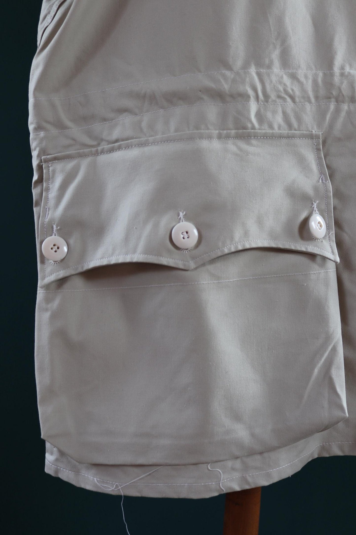 Vintage 1960s Swedish snow blouse smock - snoblus - military anorak - 58” chest