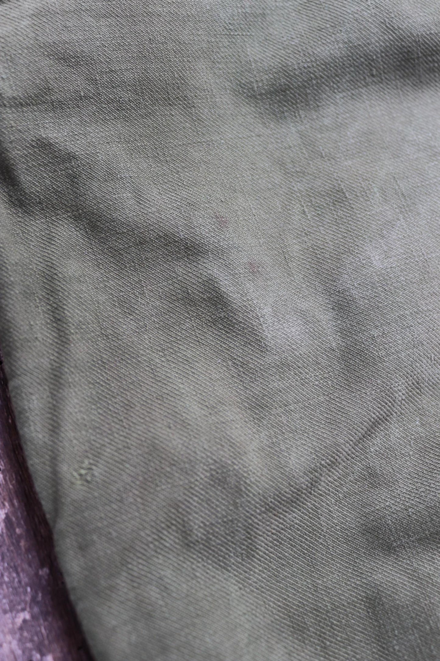 Vintage 1940s 50s workwear trousers - Swedish military utility pants - buckle back cotton twill - 35” x 28”
