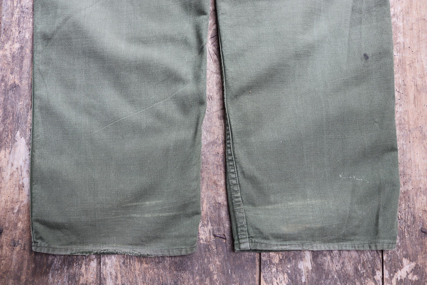 Vintage 1940s 50s workwear trousers - Swedish military utility pants - buckle back cotton twill - 35” x 32”