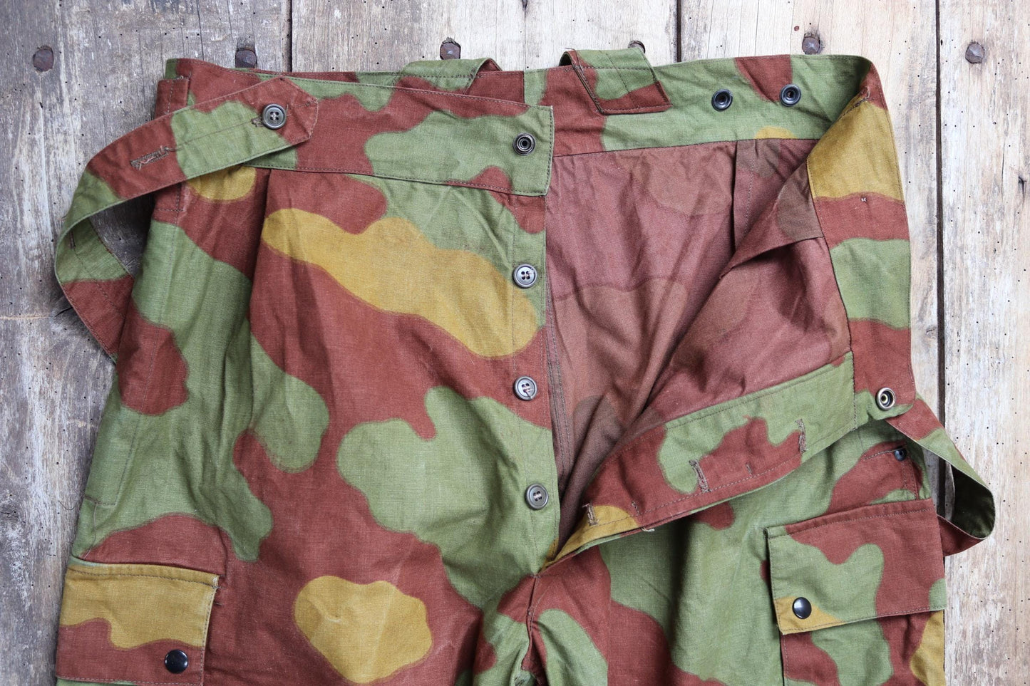 Vintage 1980s 90s Italian military M29 trousers - army pants - San Marco camouflage - 35” x 28”