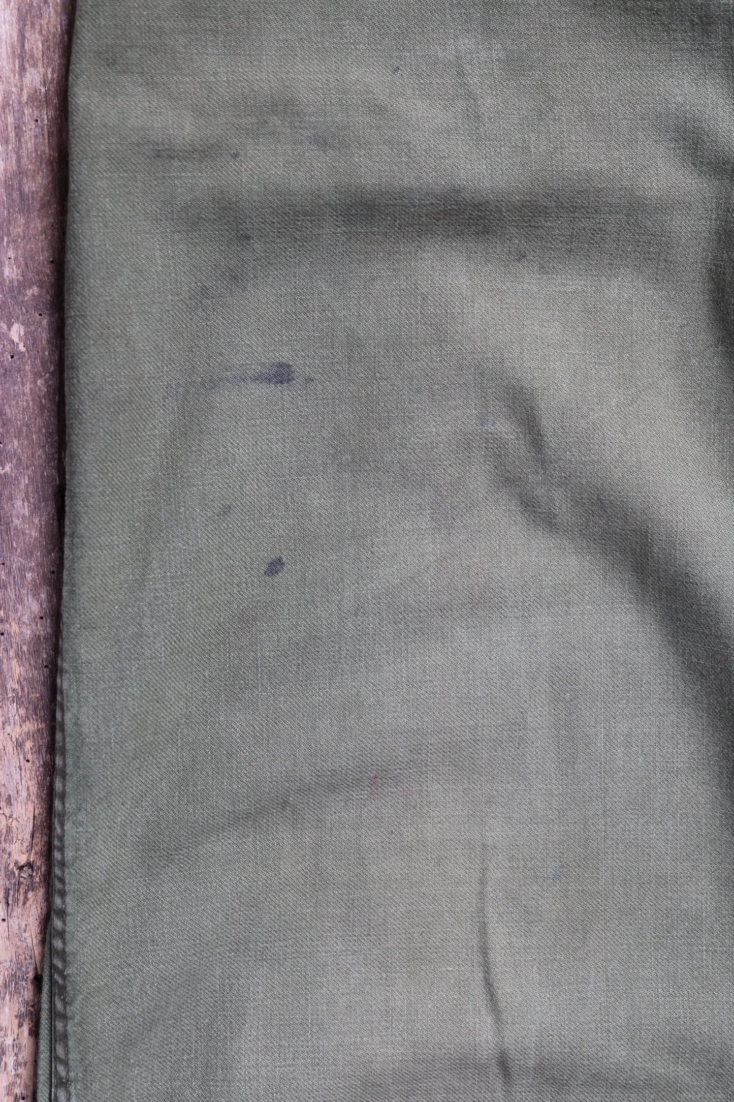 Vintage 1940s 50s workwear trousers - Swedish military utility pants - buckle back cotton twill - 35” x 32”