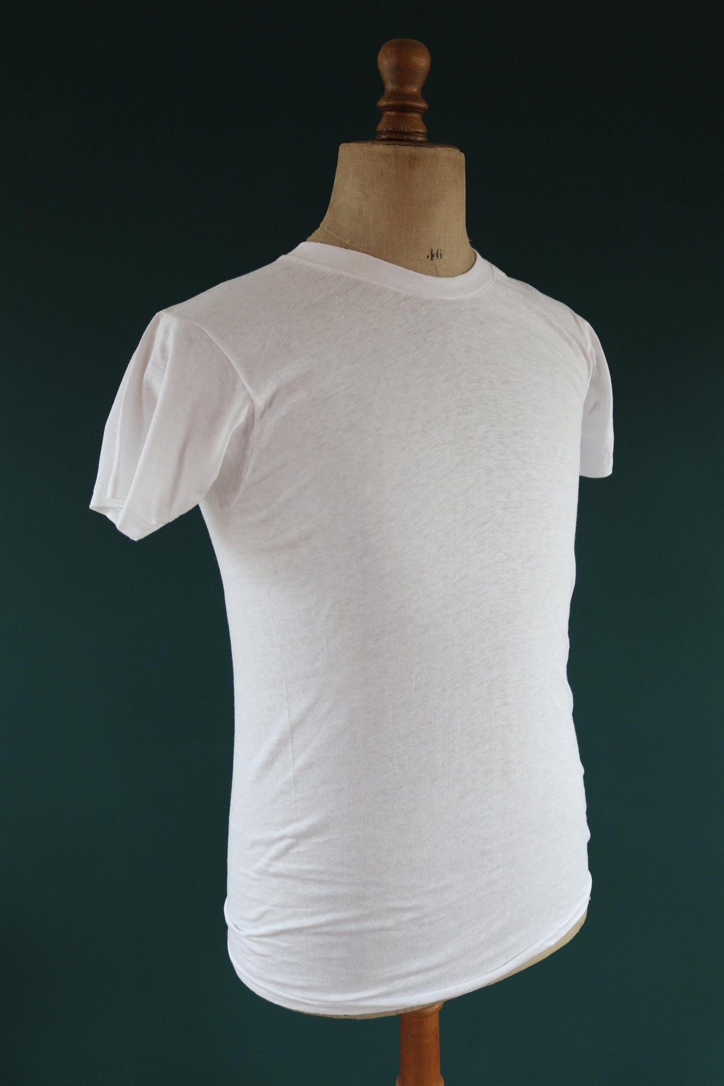 Vintage 1970s 80s Sears blank t shirt - plain white tee - 36” chest