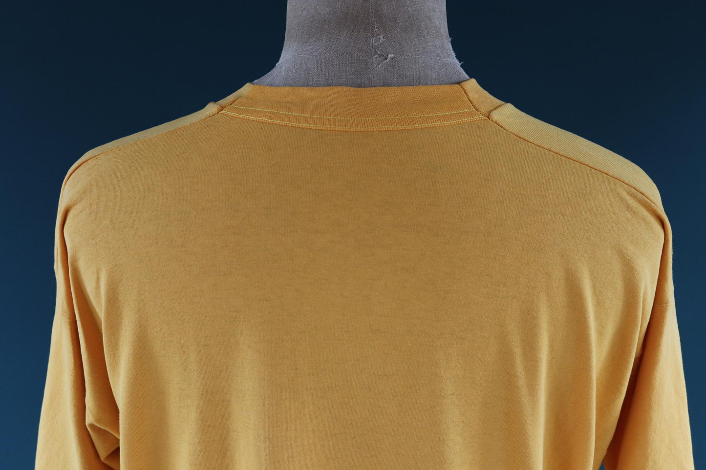 Vintage 1990s yellow basketball t shirt - single stitch - sportswear - 48” chest