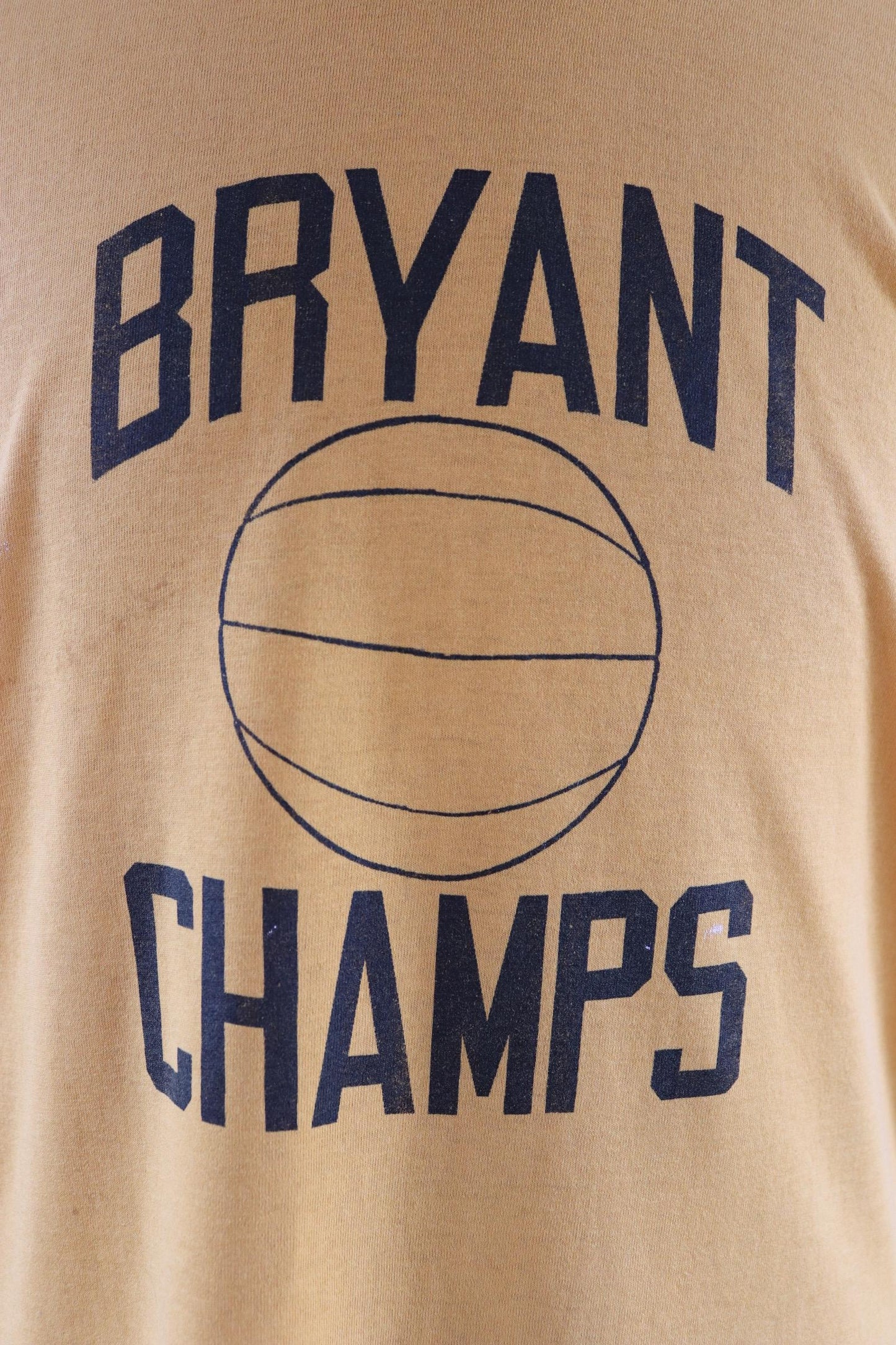 Vintage 1990s yellow basketball t shirt - single stitch - sportswear - 48” chest