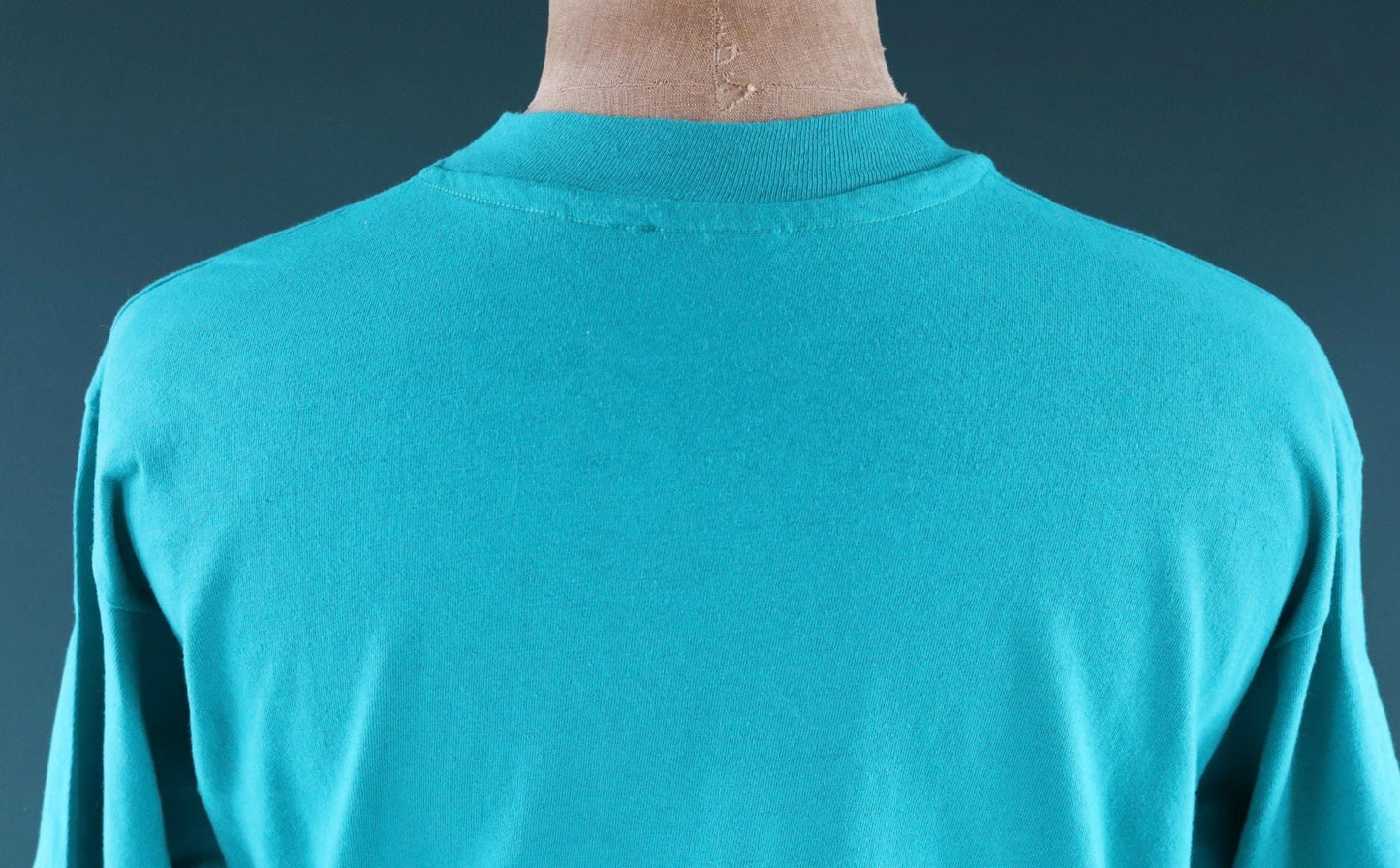 Vintage 1990s teal green Alaska t shirt - 43” chest