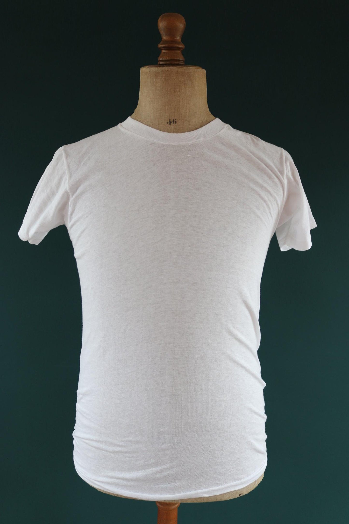 Vintage 1970s 80s Sears blank t shirt - plain white tee - 36” chest