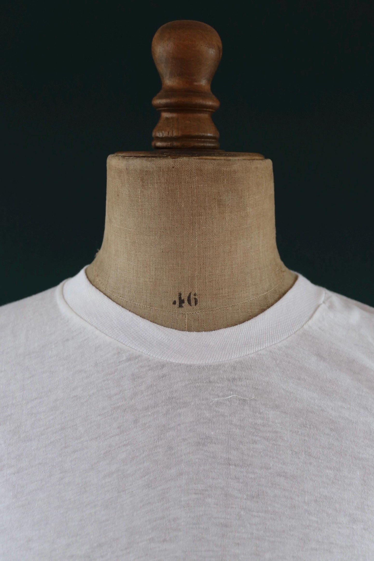 Vintage 1970s 80s Sears blank t shirt - plain white tee - 36” chest