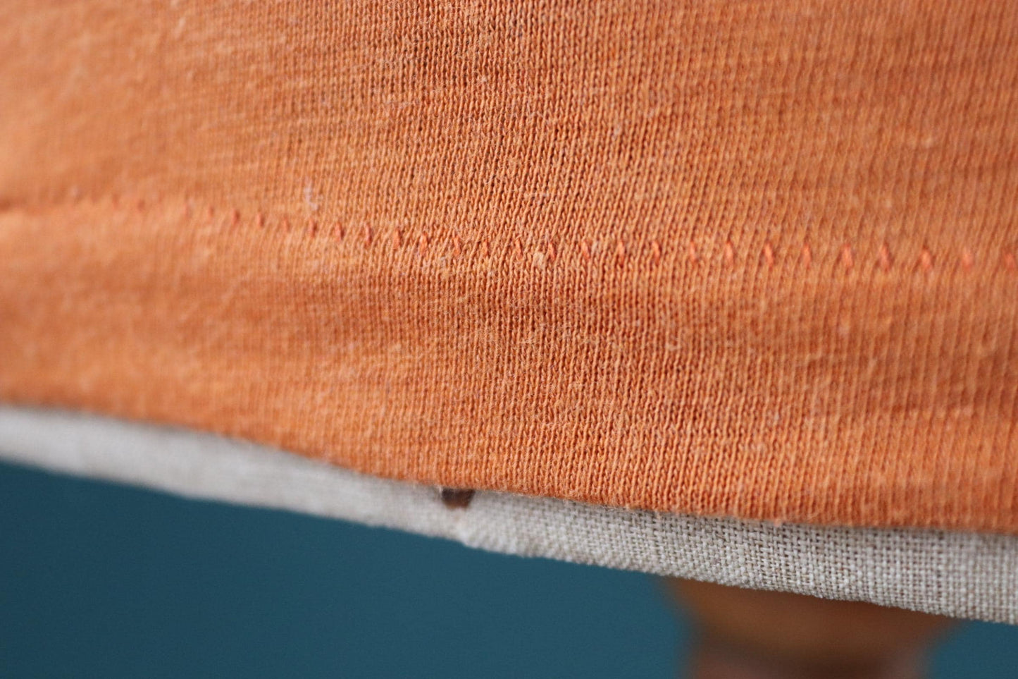 Vintage 1970s Healthknit pocket t shirt - rust orange tee - 32” chest