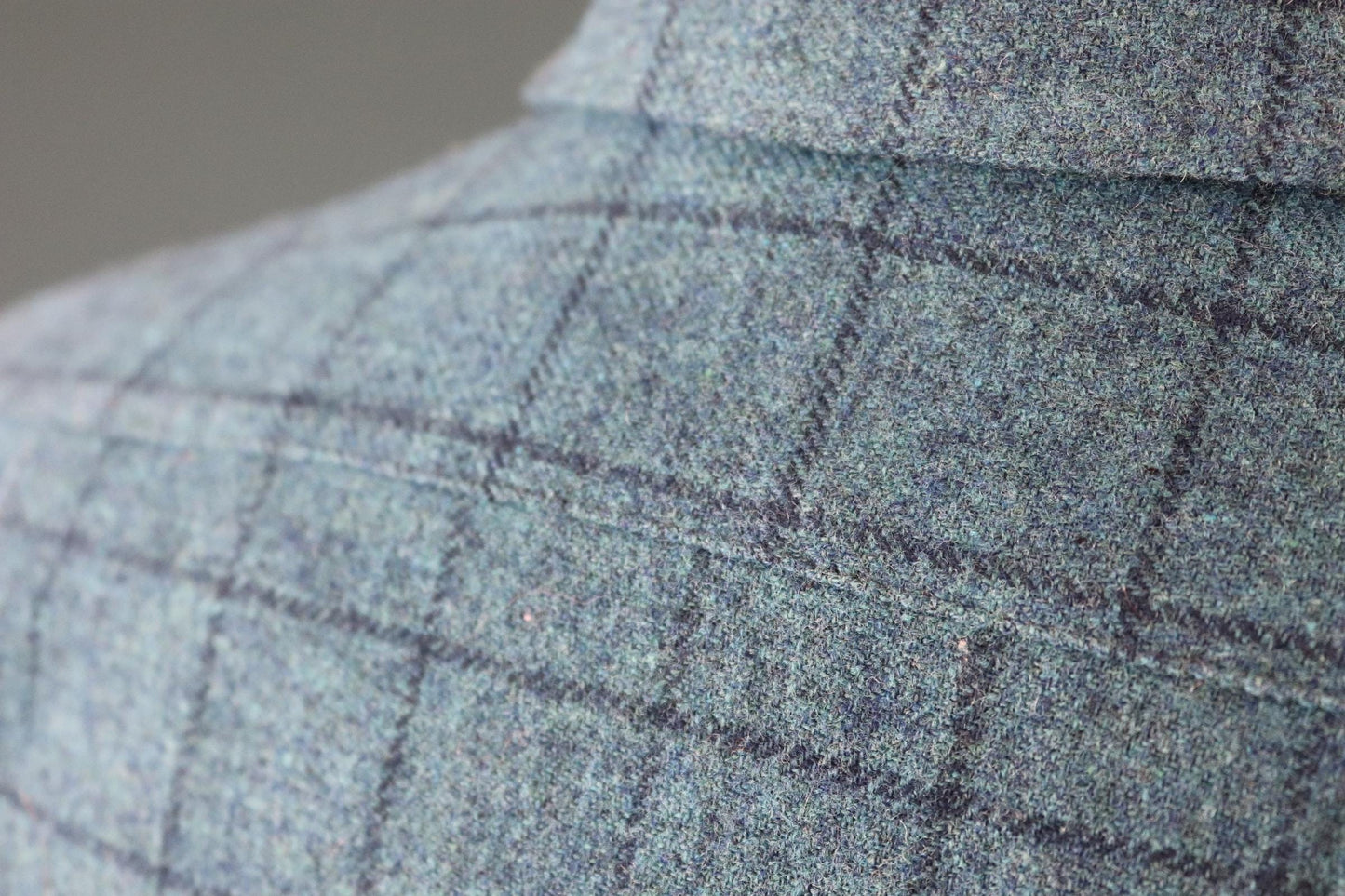Vintage 1980s Pendleton wool board shirt - teal blue plaid - 42” chest