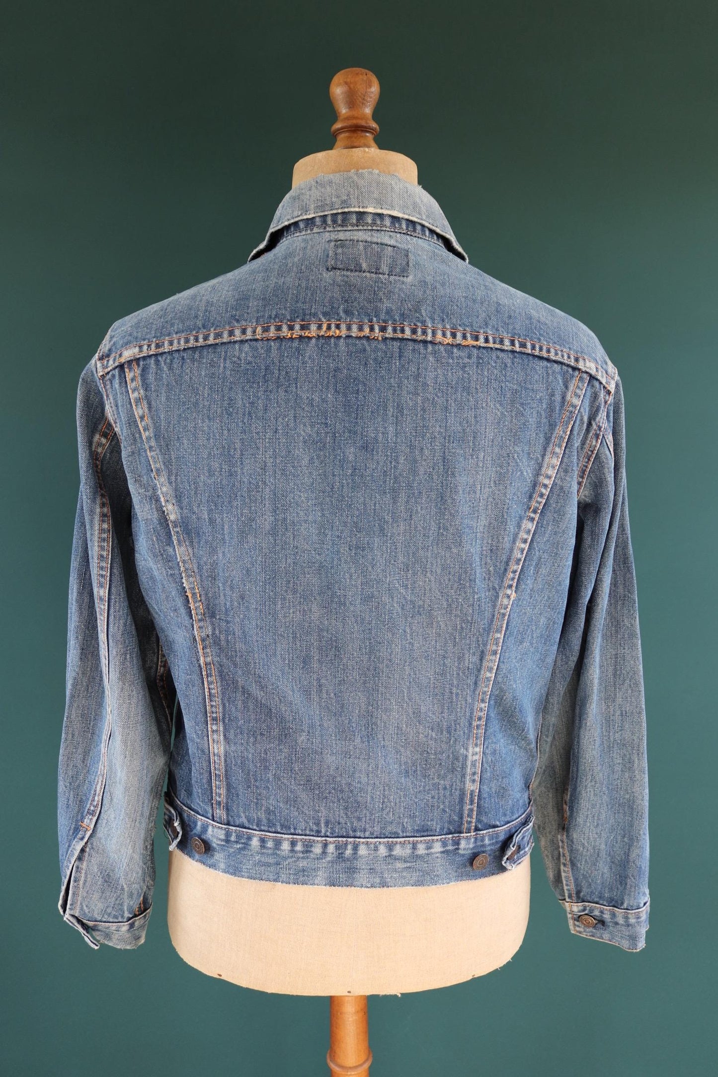 Vintage 1970s Levis big E denim jacket - Levi Strauss red tab - type 3 - trucker workwear - 41” chest