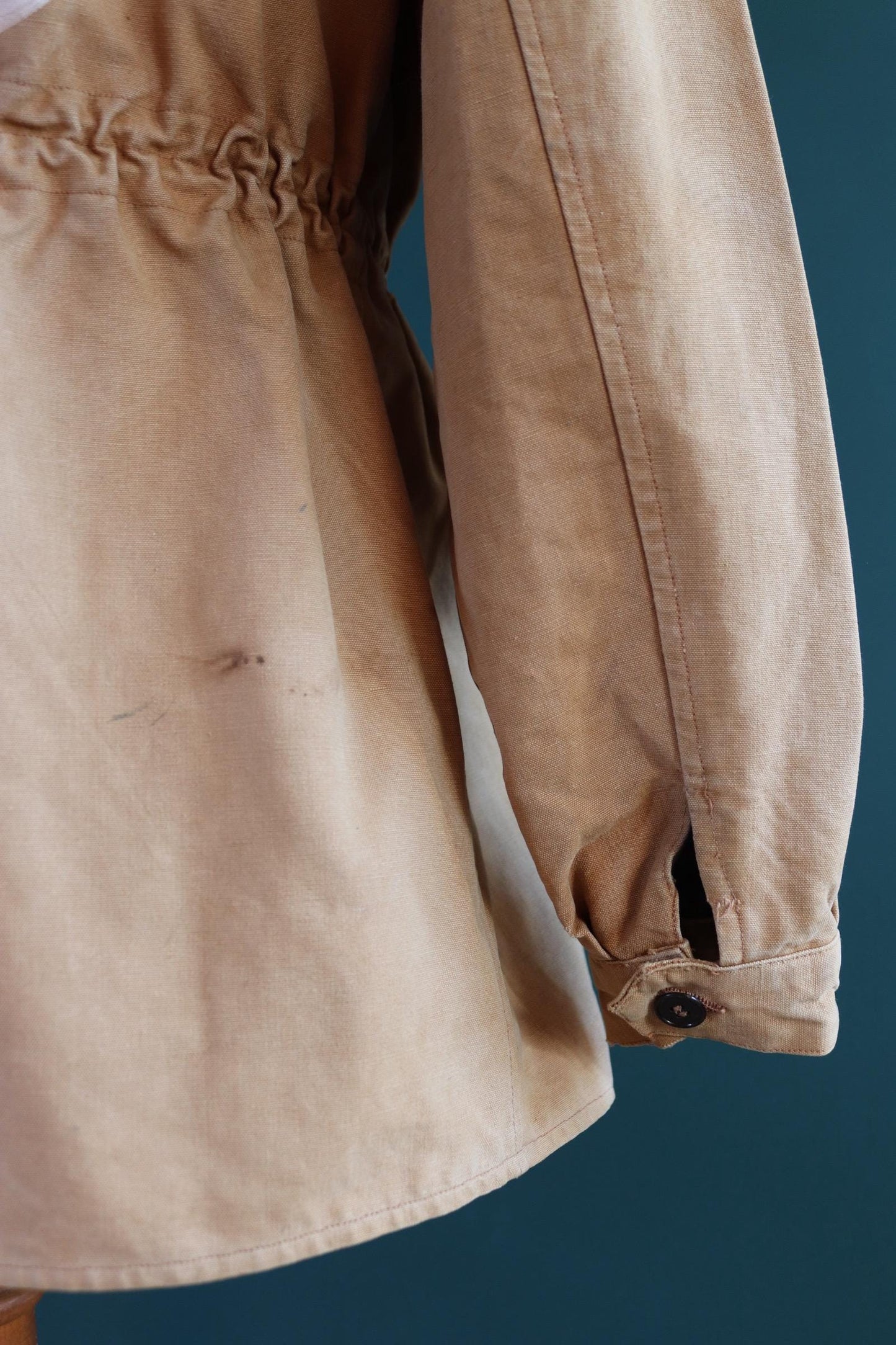 Vintage 1950s 60s French hunting jacket - workwear coat - 43” chest