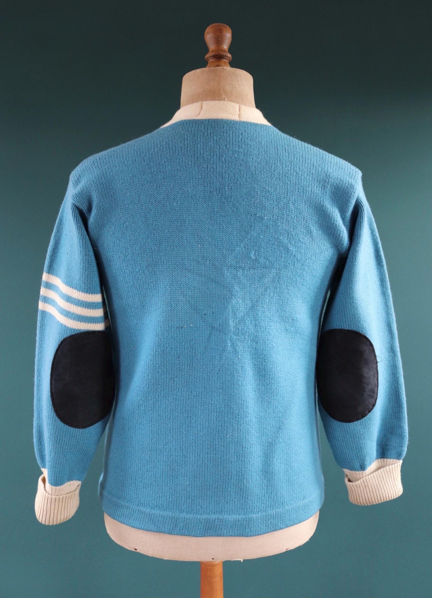 Vintage wool cardigan - varsity sweater - Ivy style - 1960s knitwear - 38” chest