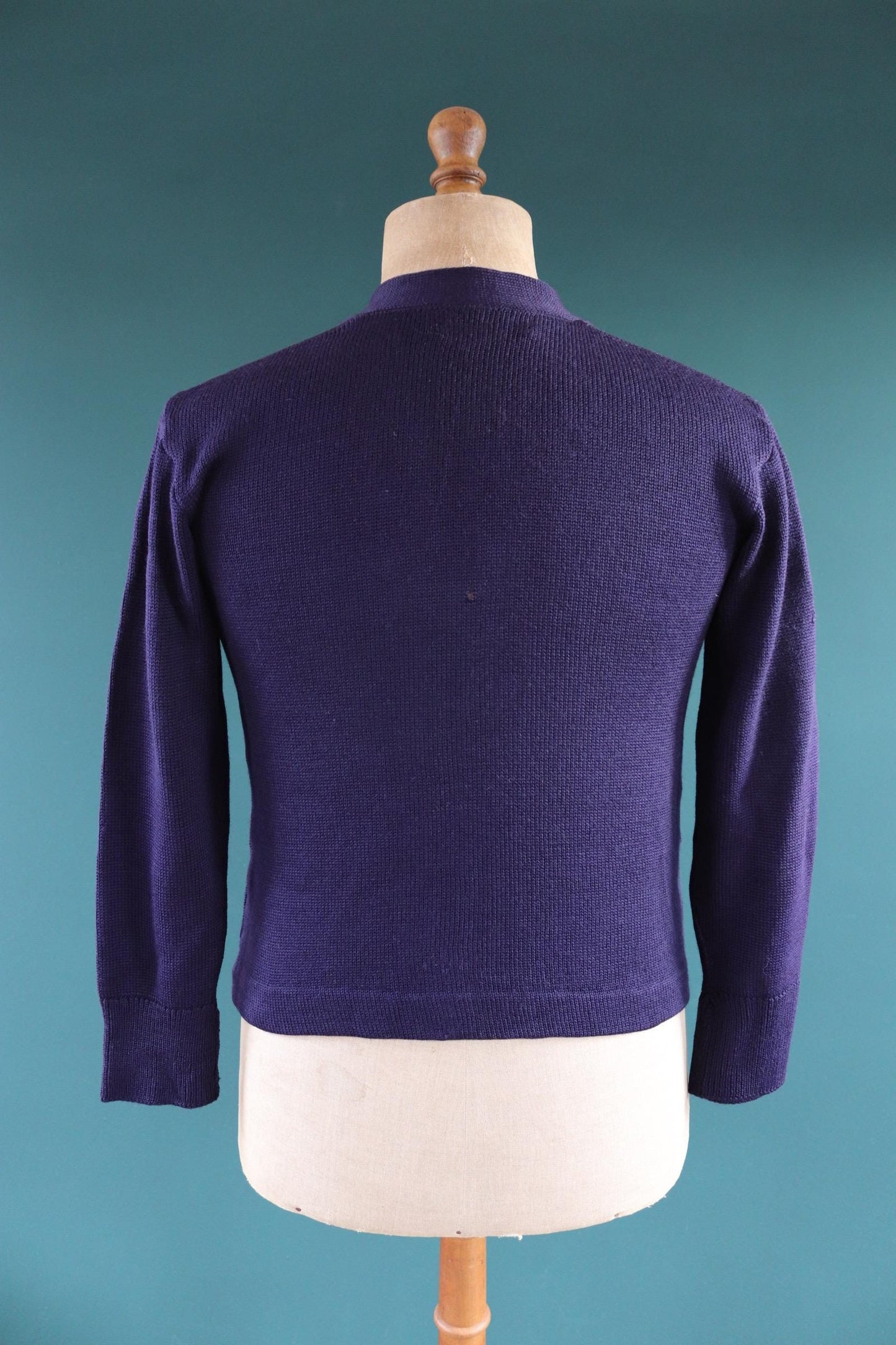 Vintage wool varsity sweater - 1950s knitwear - Ivy style - 36” chest