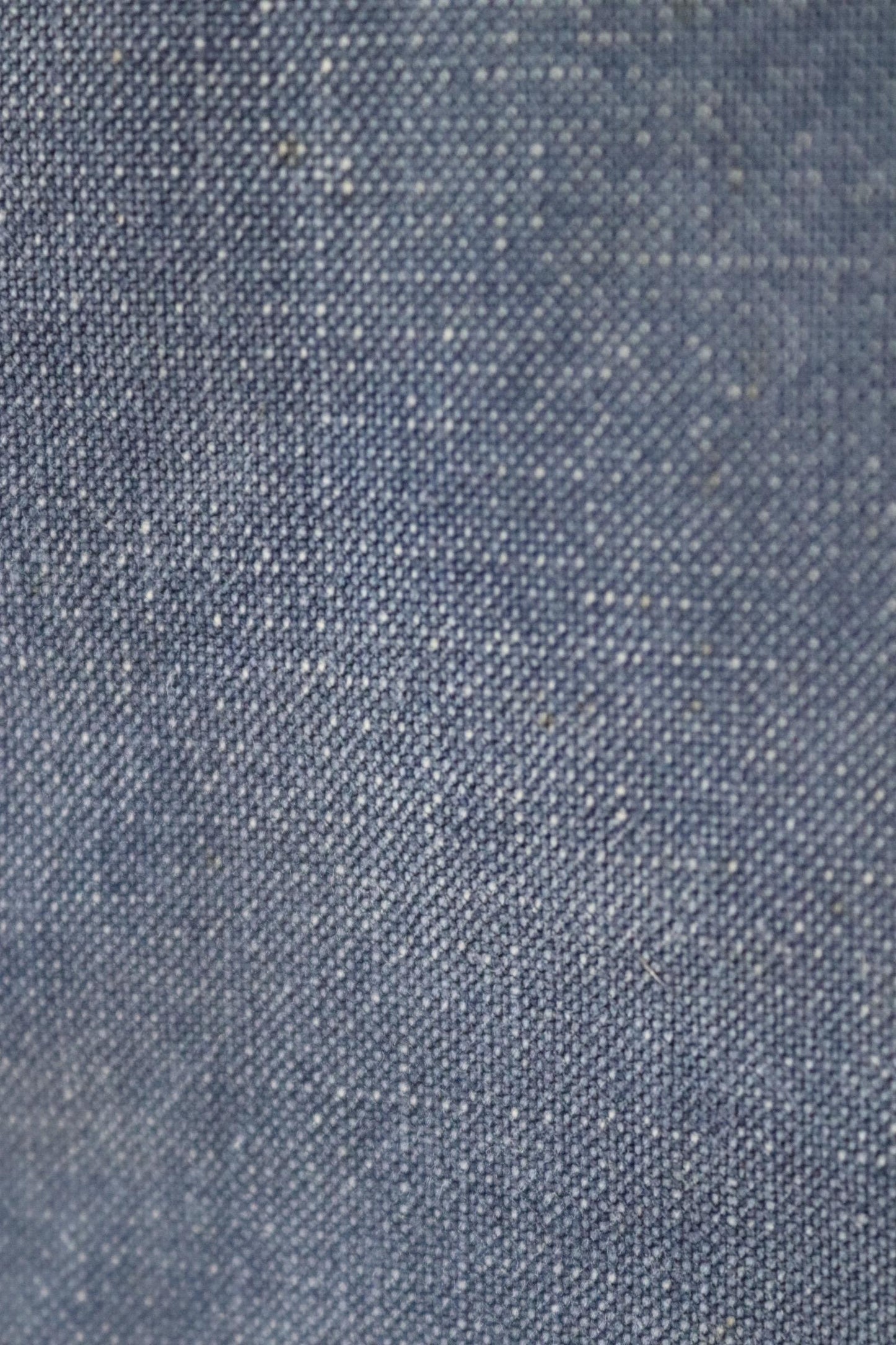 Vintage French workwear smock - 1930s chore shirt - sun faded indigo blue cotton - 40” chest