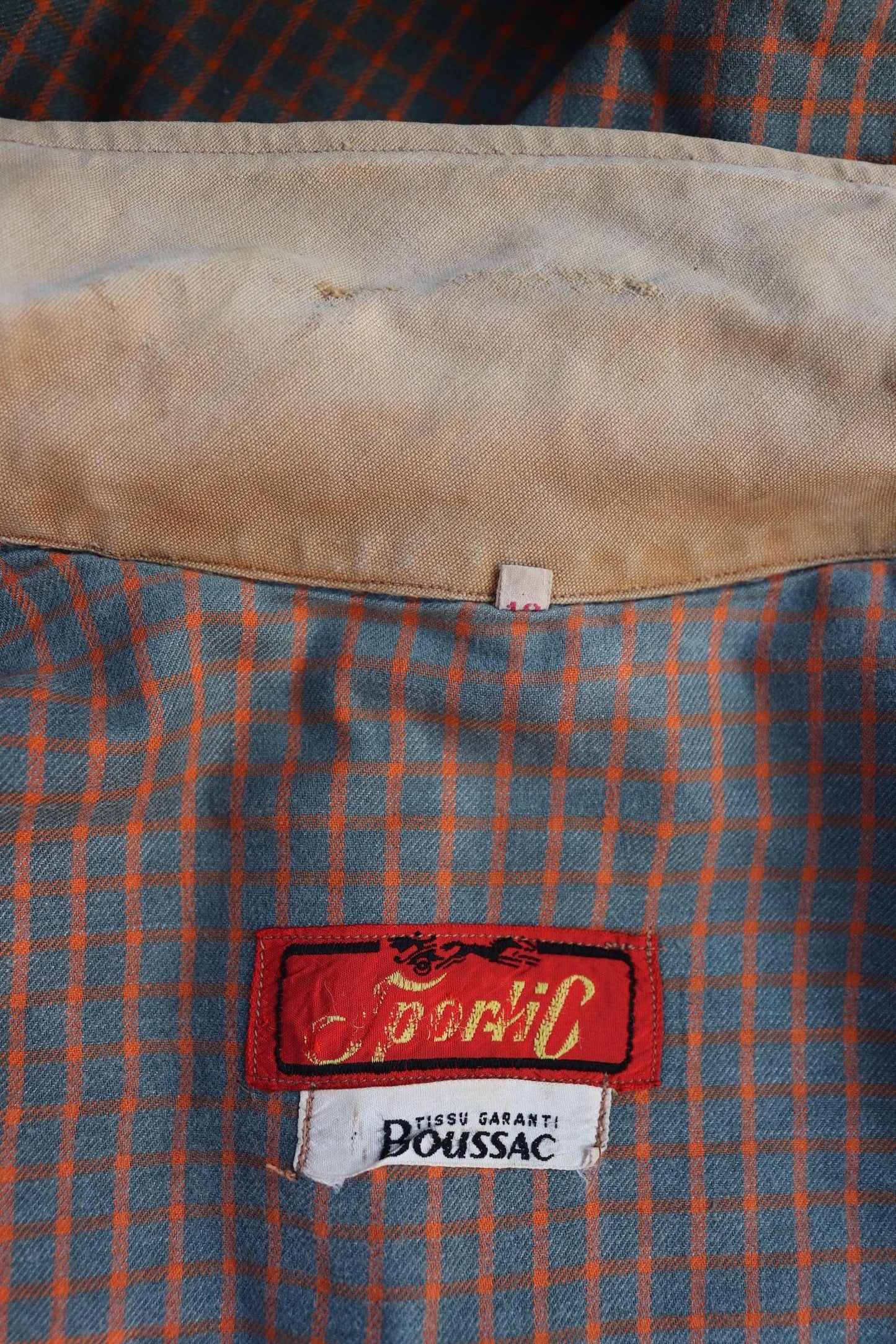 Vintage 1950s 60s French hunting jacket - workwear coat - 43” chest