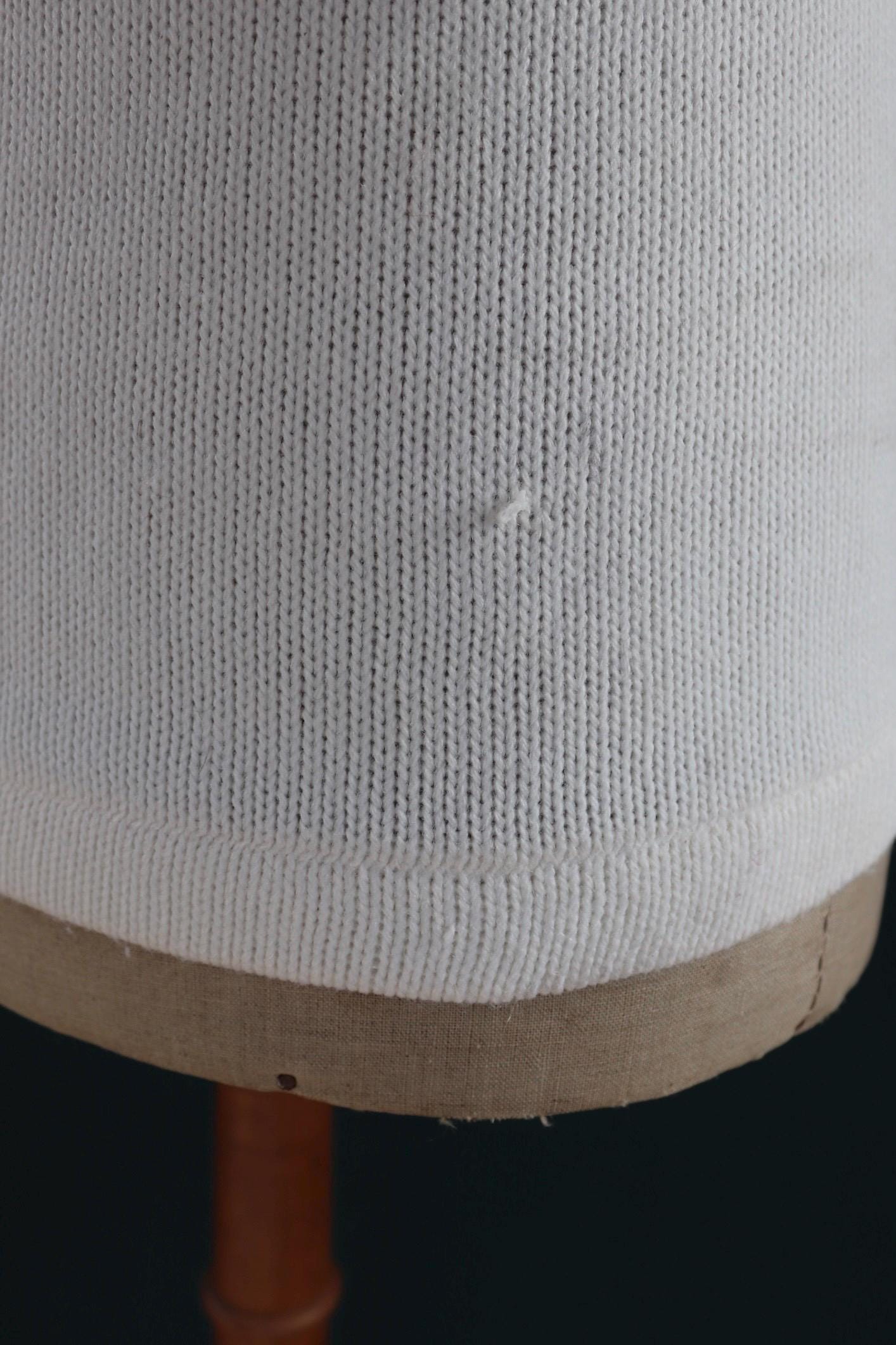 Vintage 1960s acrylic varsity sweater - Ivy League style - white cardigan - knitwear - 38” chest