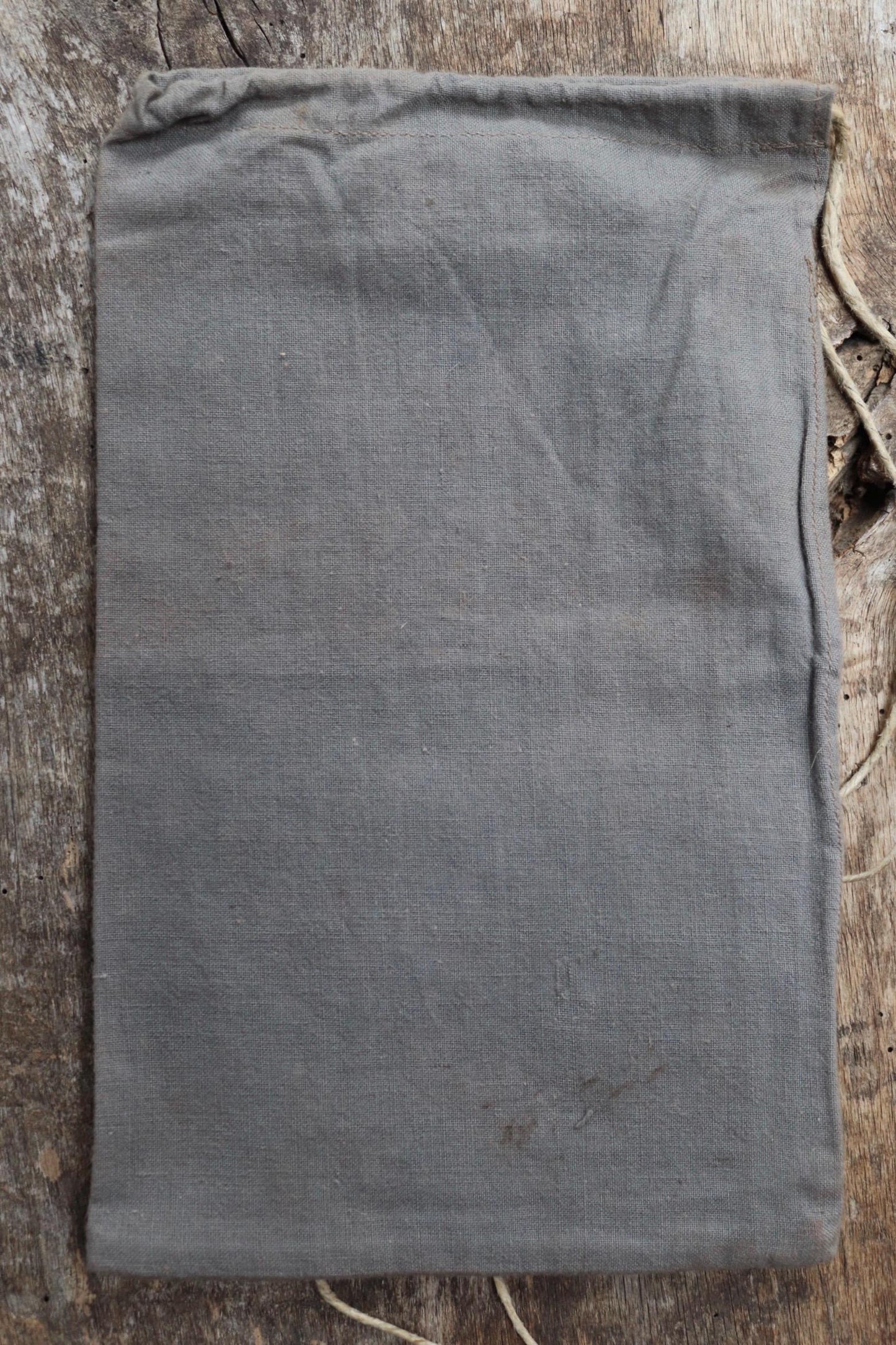 Antique cotton bag - 1920s Swedish military pouch - LARP - Ren Faire