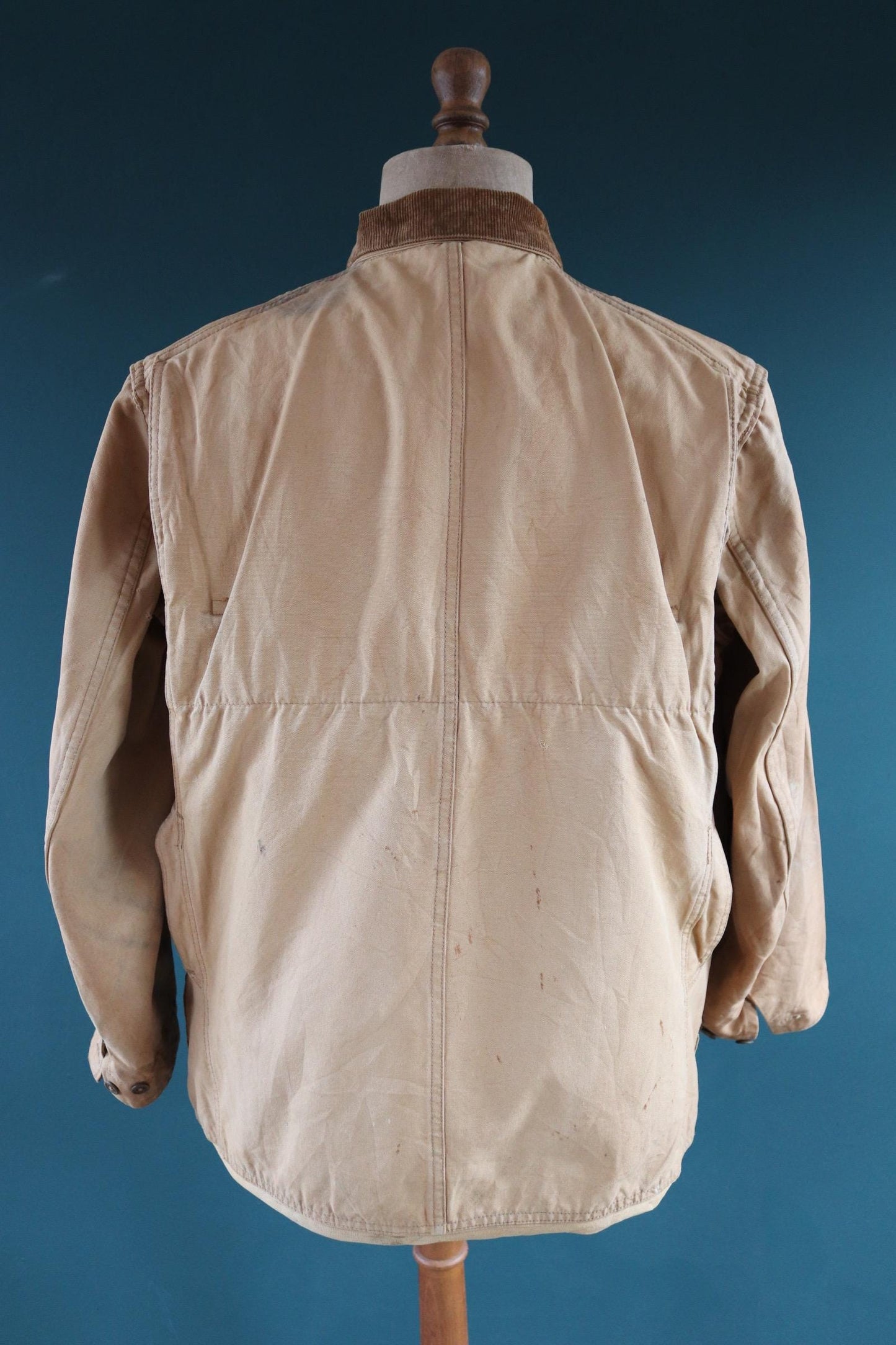 Vintage 1950s canvas hunting jacket - American workwear - chore coat - 48" chest