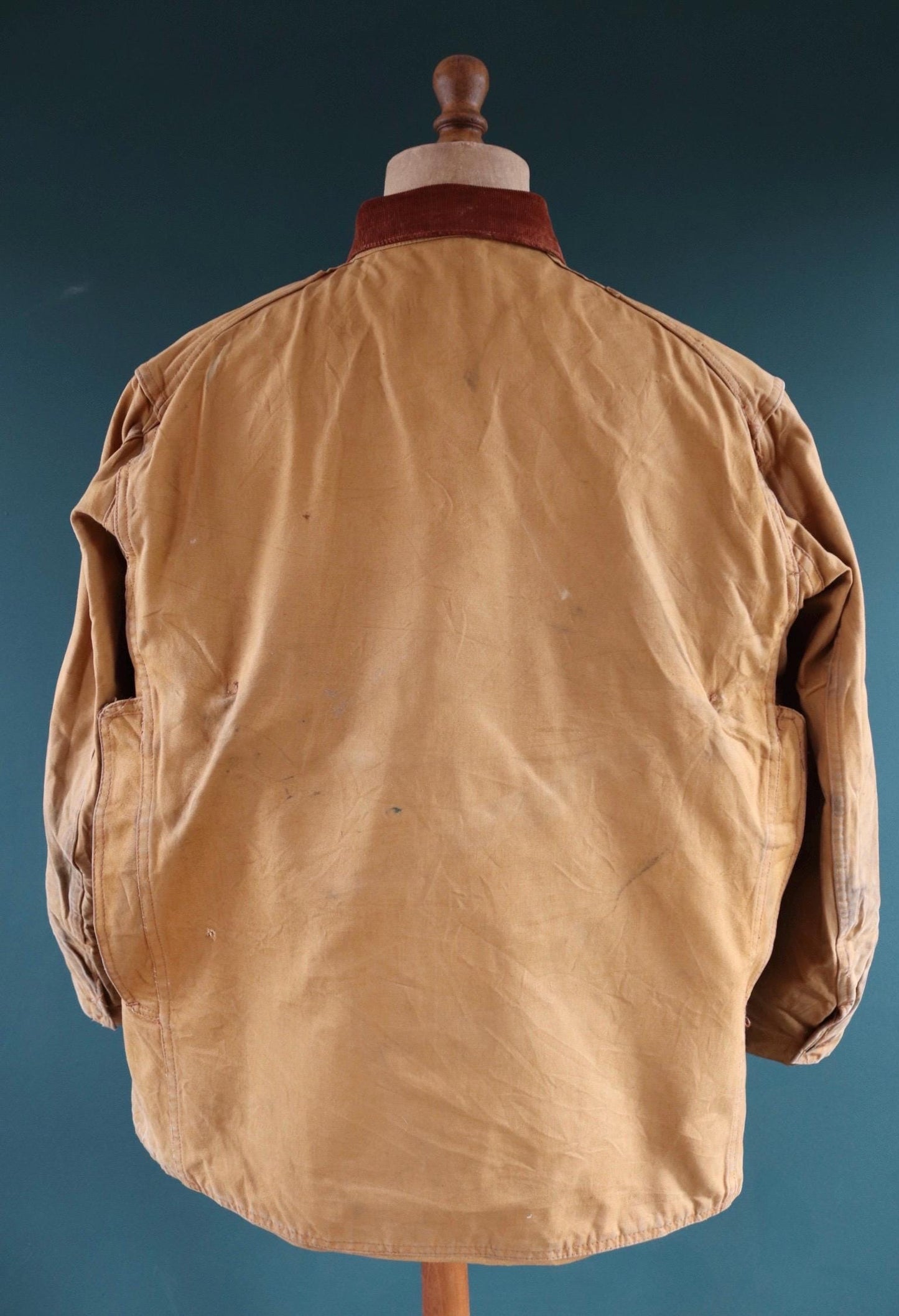 Vintage 1950s canvas hunting jacket - American workwear - chore coat - 50" chest