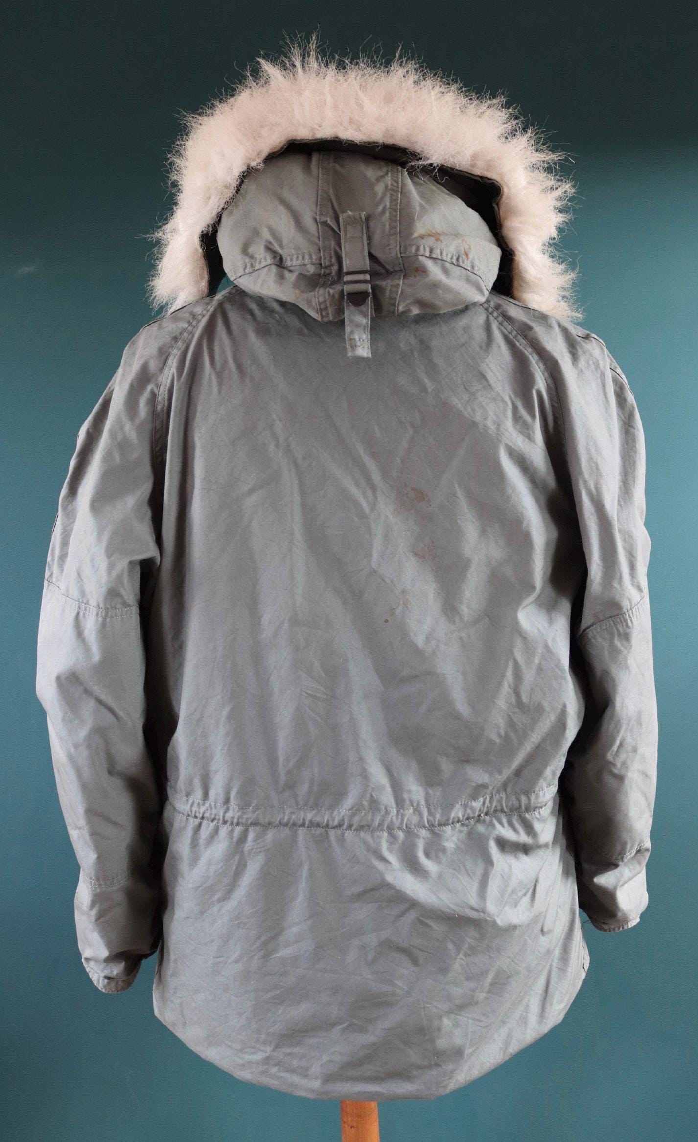 Vintage 1980s USAF N3B parka - US Air Force snorkel jacket - 52” chest