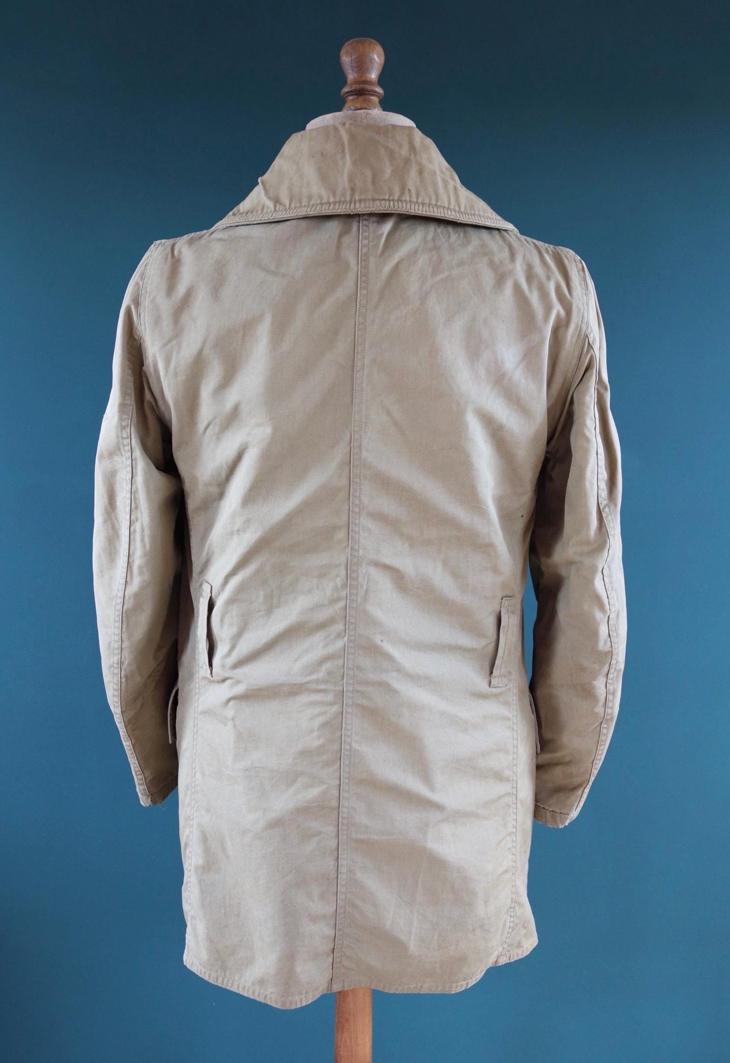 Vintage WW2 US army jeep mackinaw - 1940s military jacket - shawl collar coat - 40” chest