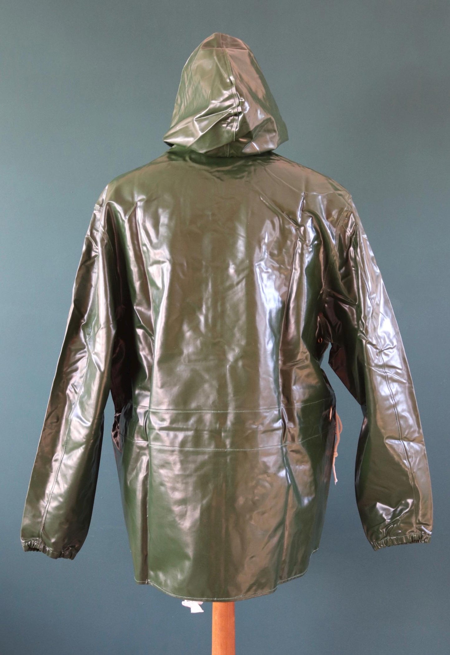 Vintage 1960s deadstock Yarmouth Oilskins smock - PVC rainwear - foul weather workwear - 51” chest