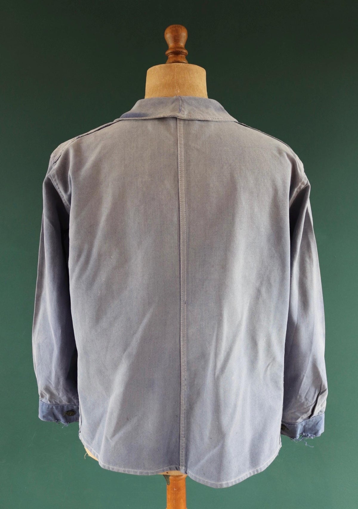 Vintage 1940s French workwear jacket - cotton twill chore coat - 47” chest