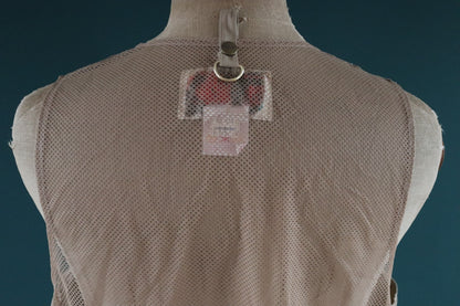 Vintage 1980s 90s fly fishing vest - wading utility waistcoat - 46" chest