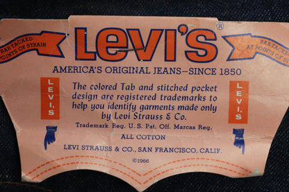1960s deadstock Levis pocket flasher