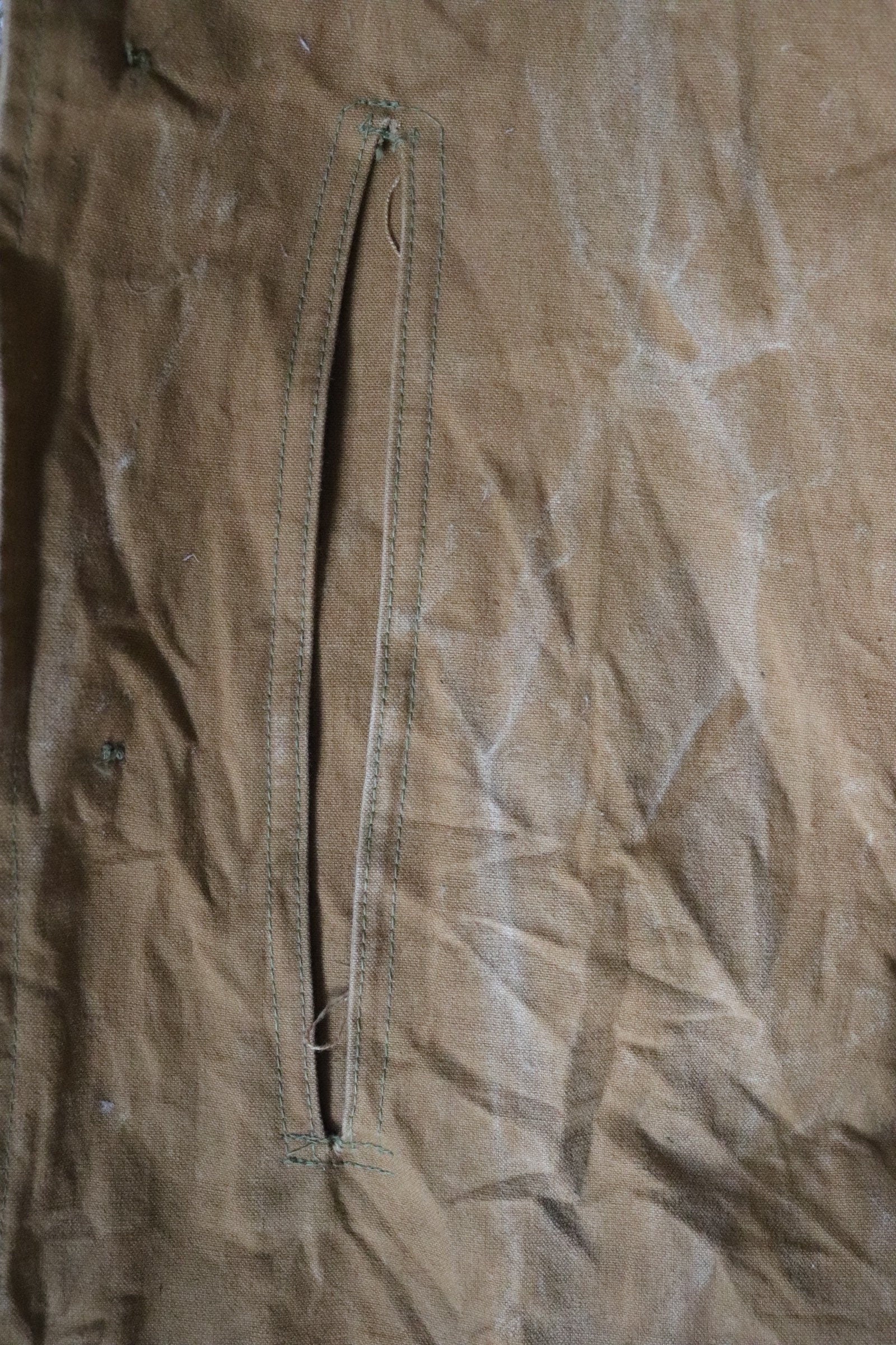 Vintage 1940s 50s workwear jacket - Utica Duxbak - duck cotton canvas - tin cloth hunting - 49” chest