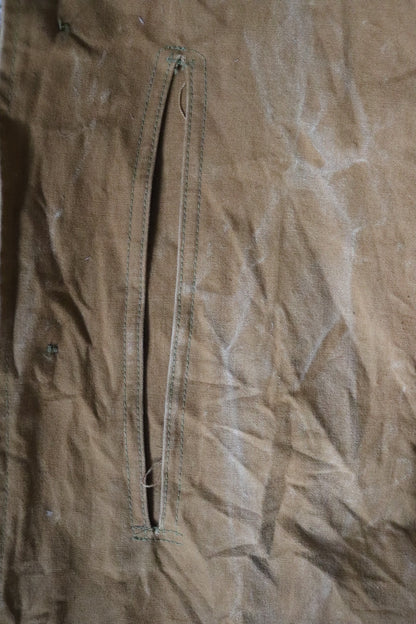 Vintage 1940s 50s workwear jacket - Utica Duxbak - duck cotton canvas - tin cloth hunting - 49” chest