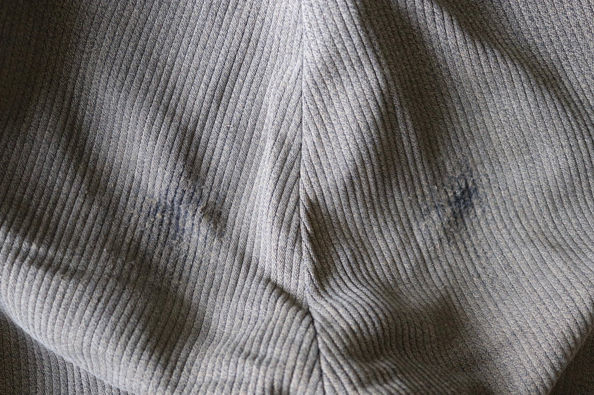 Vintage French workwear trousers 1950s brown pique coutil corduroy hunting riding breeches darned repaired 29” x 24.5” jodhpurs