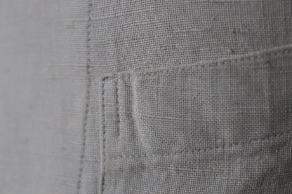 Antique French workwear jacket - vintage linen duster chore coat - 1920s 30s overalls - 36” chest