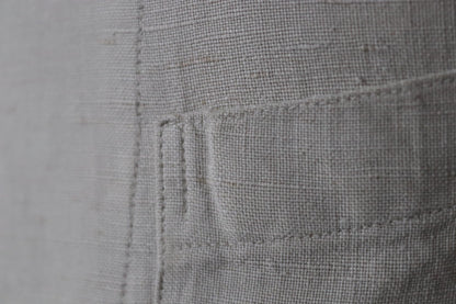 Vintage antique 1920s 1930s French workwear jacket overalls linen duster work chore coat 36” chest xs