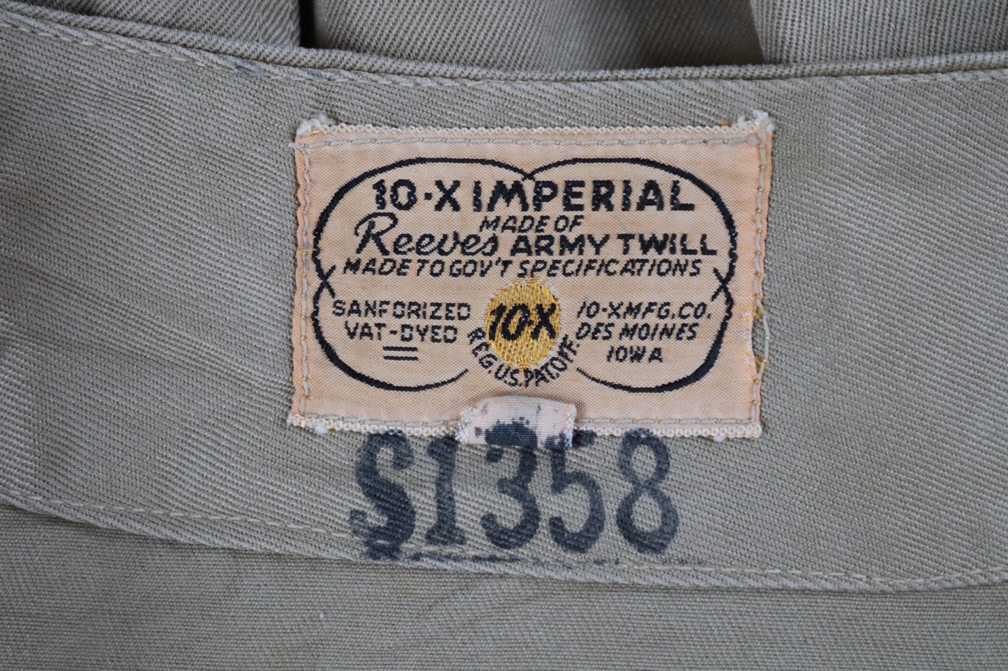 Vintage 1950s 60s shooting jacket - 10-X hunting - rifle club - 38” chest