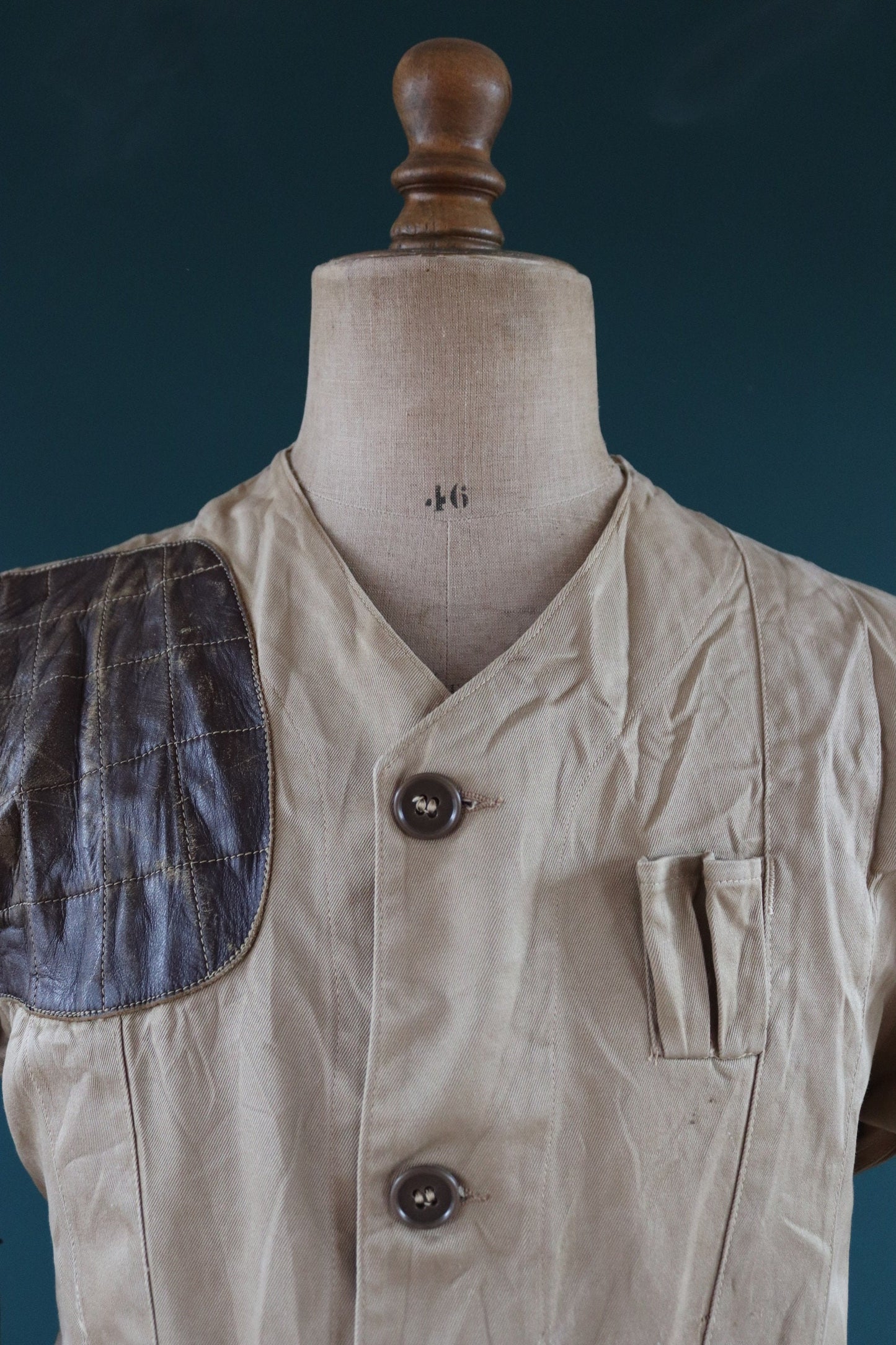 Vintage 1950s 60s shooting jacket - 10-X hunting - rifle club - 38” chest