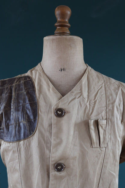 Vintage 1950s 60s shooting jacket - 10-X hunting - rifle club - 38” chest