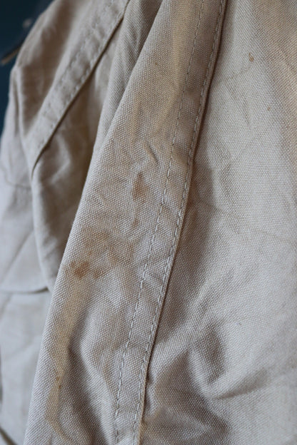 Vintage CC Filson tin cloth cotton canvas cruiser jacket 49” chest workwear work chore waterproof hunting