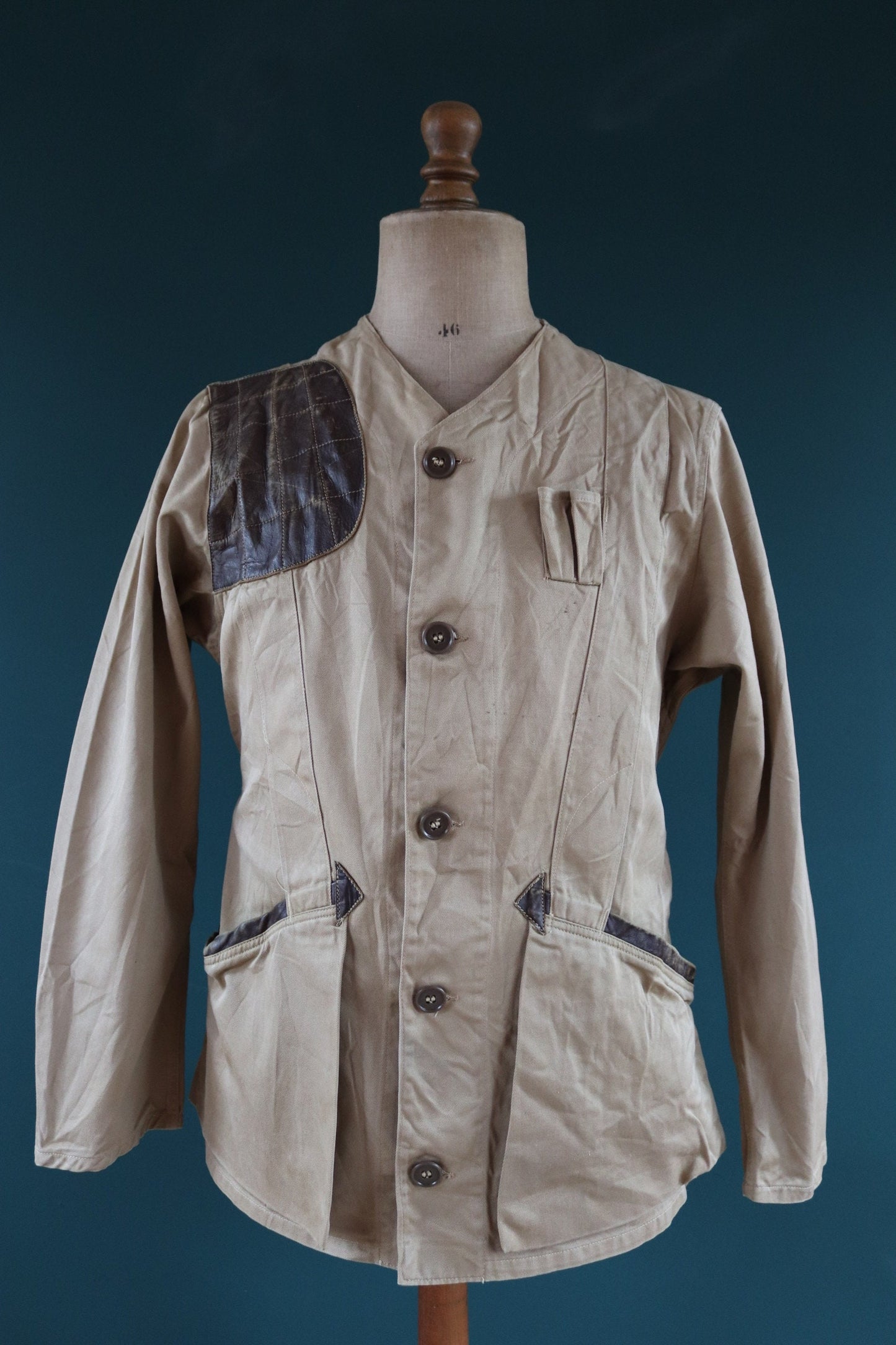 Vintage 1950s 60s shooting jacket - 10-X hunting - rifle club - 38” chest