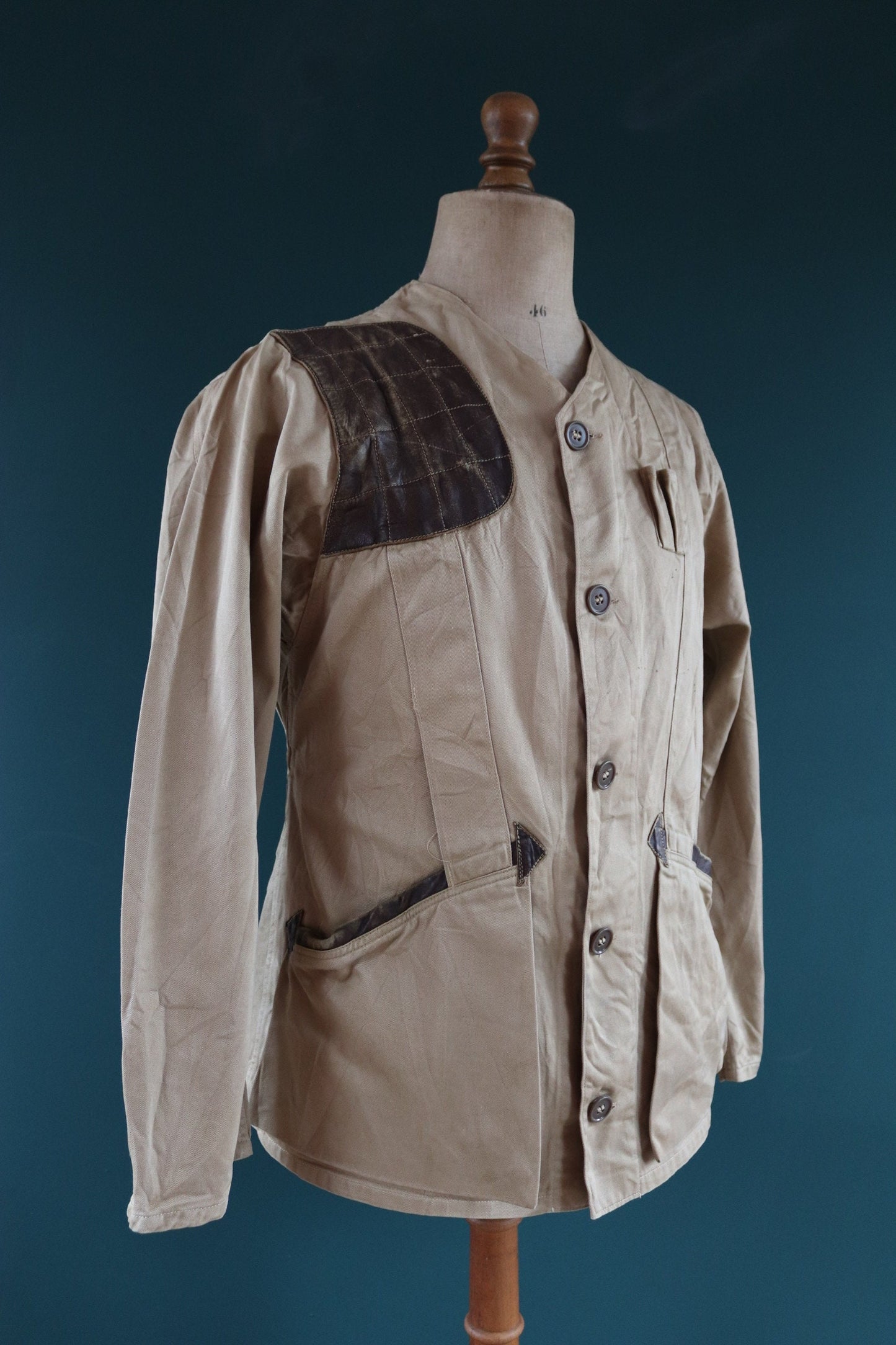 Vintage 1950s 60s shooting jacket - 10-X hunting - rifle club - 38” chest