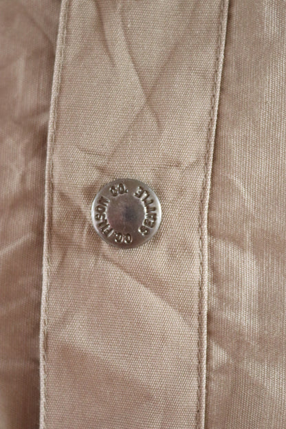 Vintage CC Filson lightweight cotton cruiser shirt jacket 53” chest workwear work chore waterproof hunting CPO