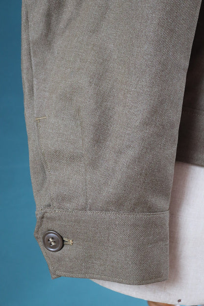 Vintage 1940s 40s 1945 WW2 US army military Ike field jacket blouson khaki wool 40" chest
