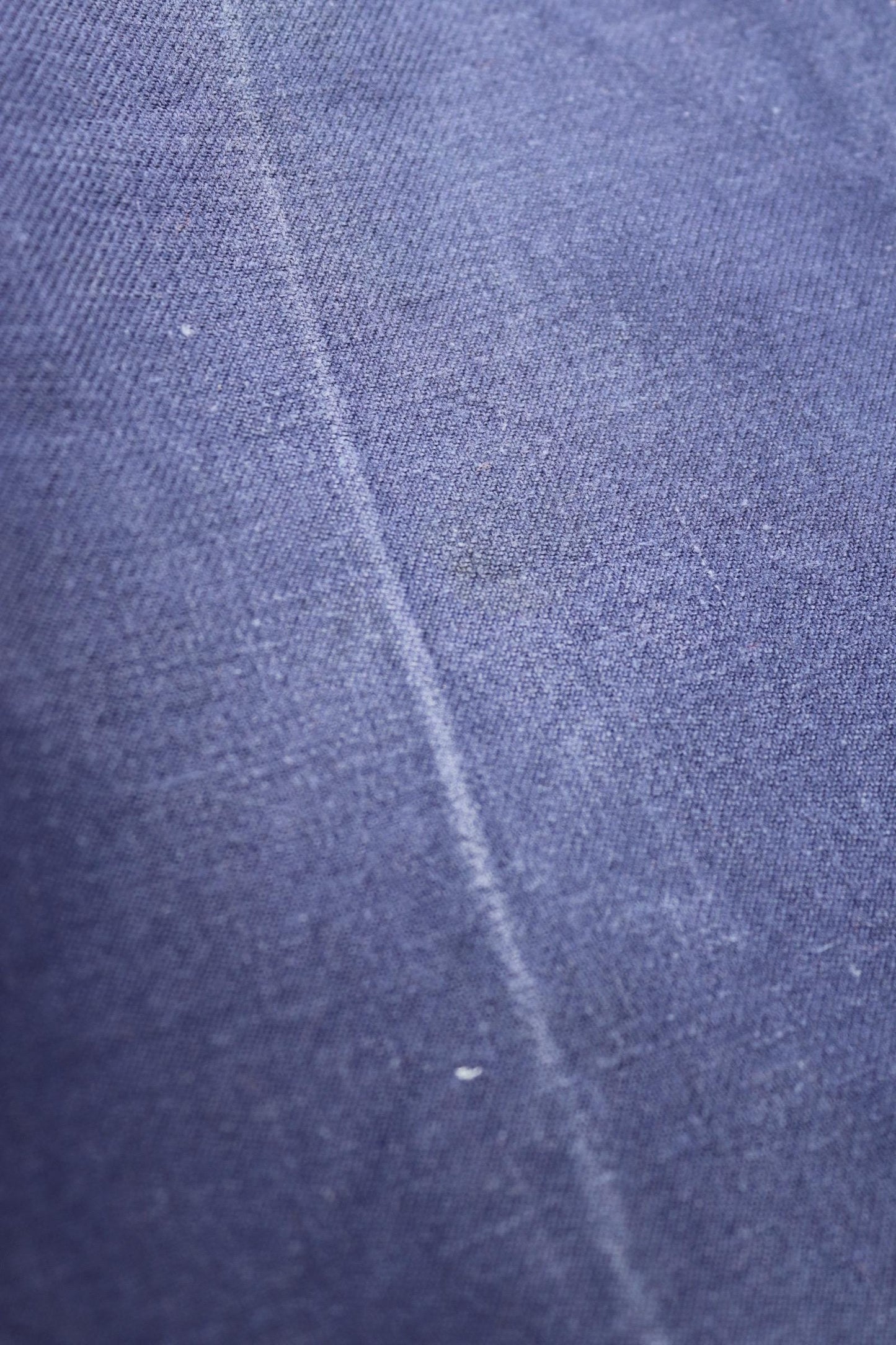 Vintage French work trousers pants 1950s workwear indigo cotton twill chore 37” x 26” high waist